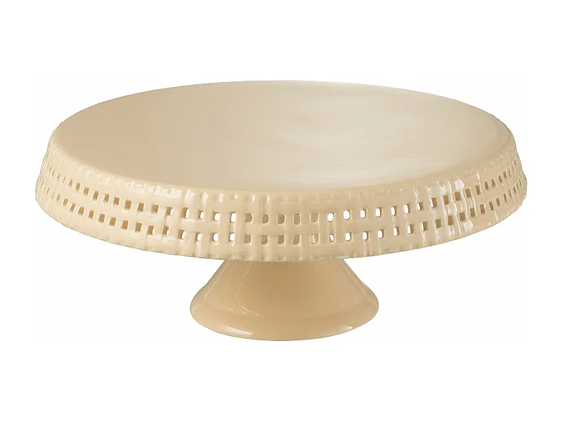 Plat à Tarte en Céramique "Vercer" 34cm Pêche