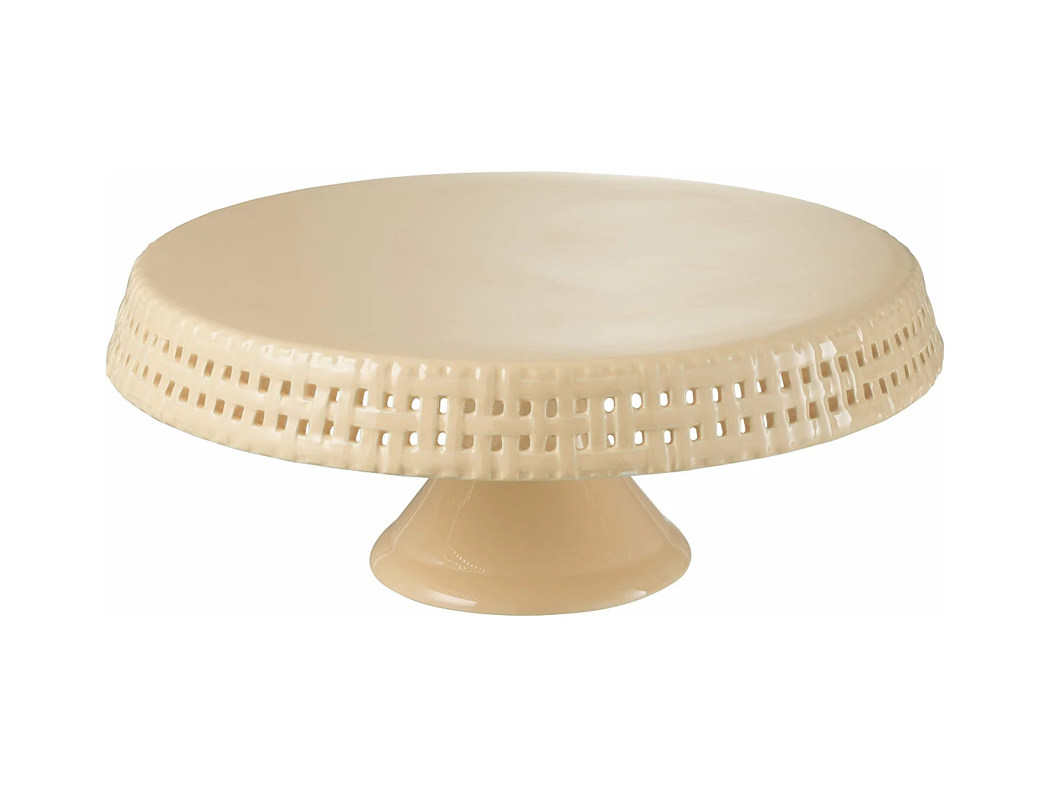 Plat à Tarte en Céramique "Vercer" 34cm Pêche