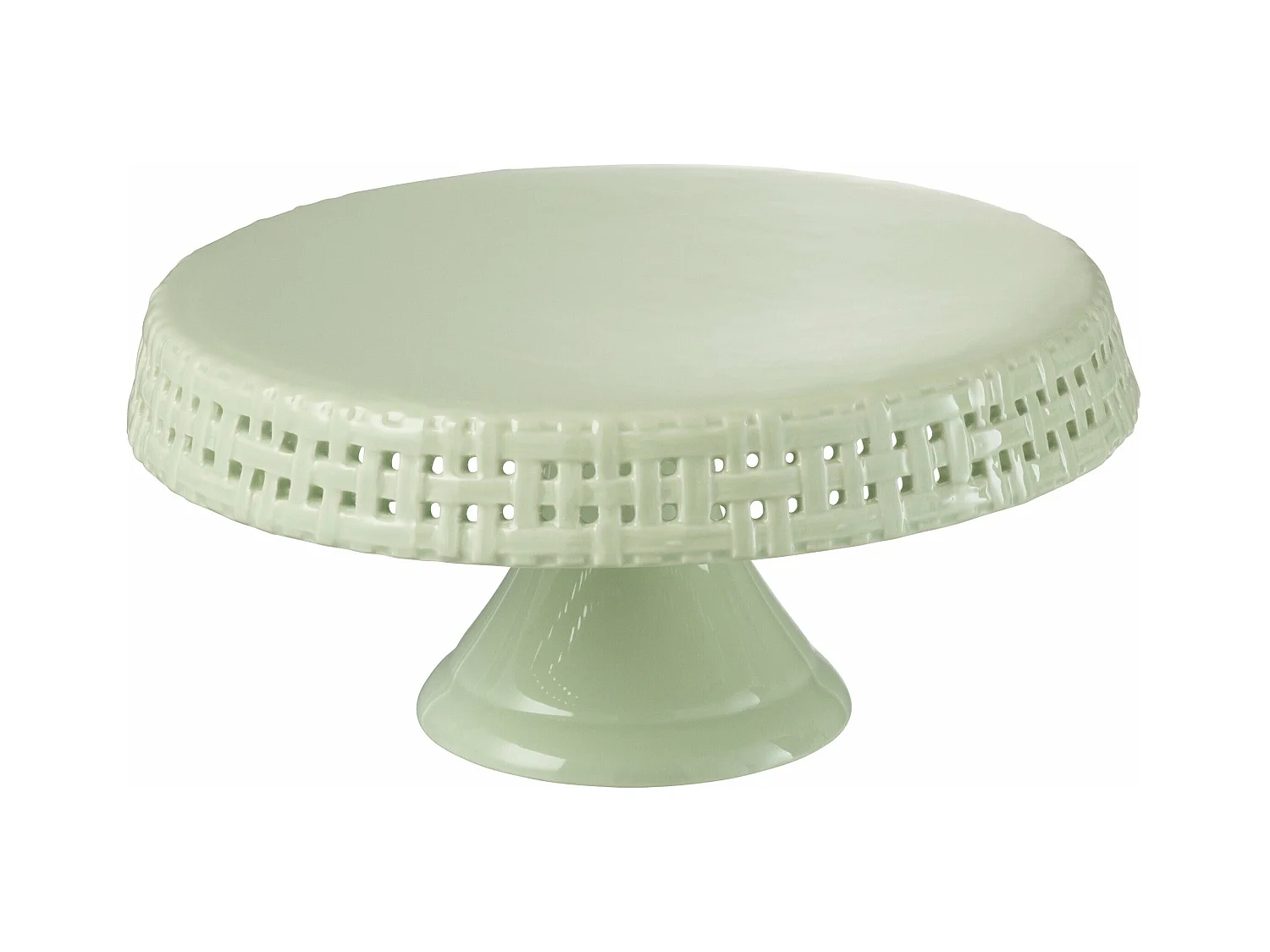 Plat à Tarte en Céramique "Vercer" 25cm Vert