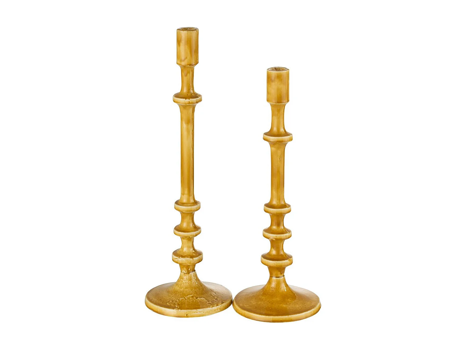 Chandelier Design Métal "Sévilla" 35cm Ocre