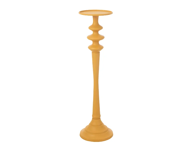 Bougeoir Rond Design "Vicky" 100cm Ocre