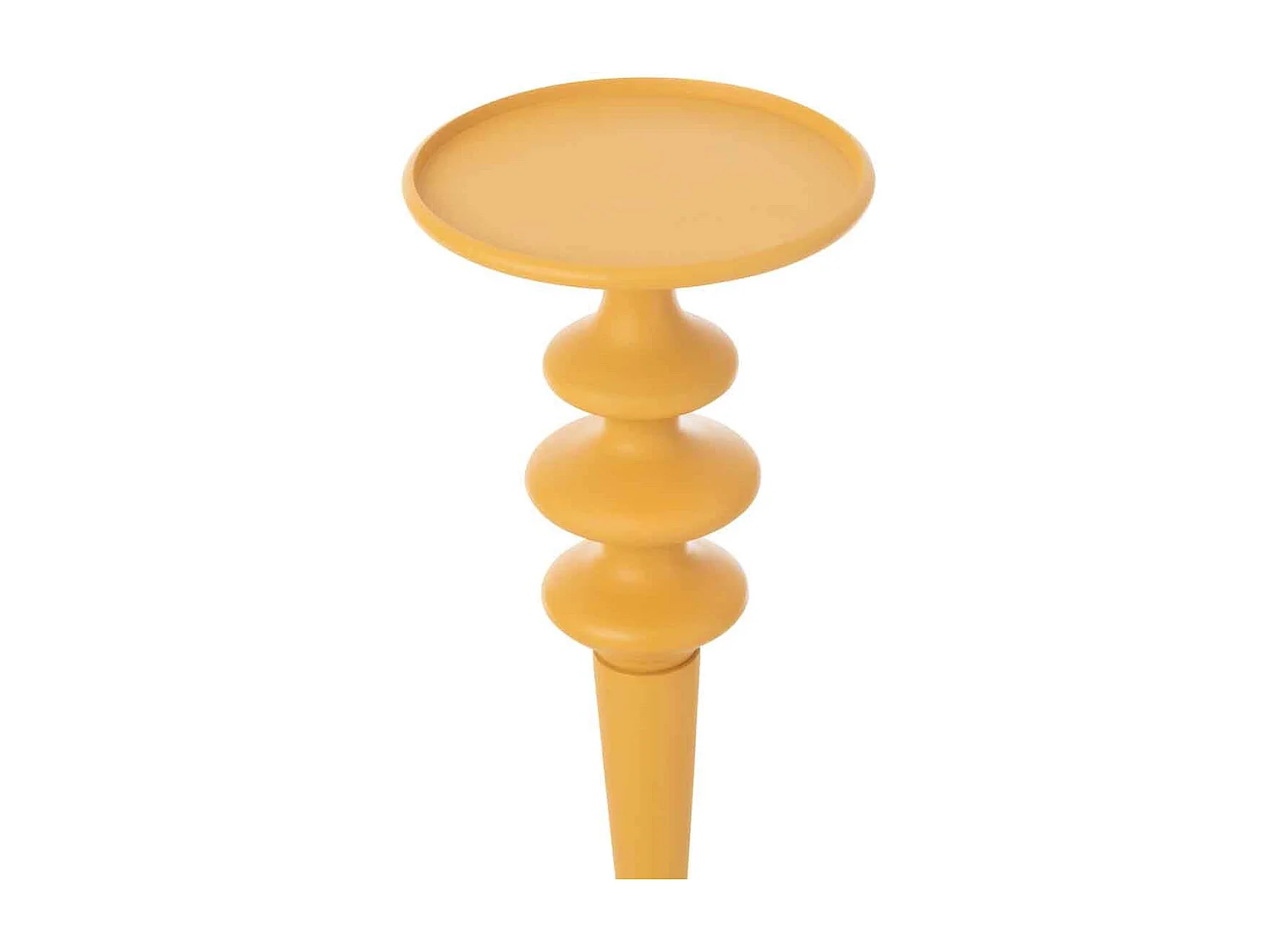 Bougeoir Rond Design "Vicky" 100cm Ocre