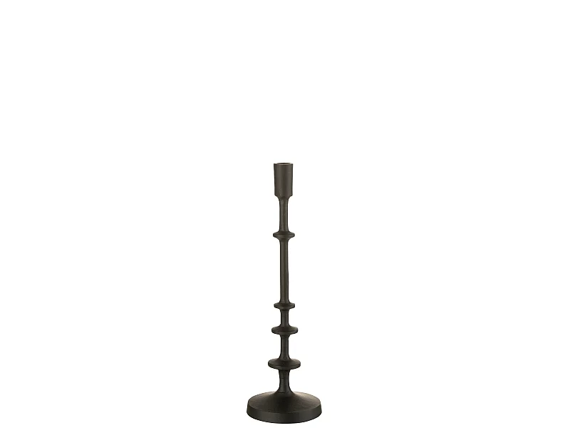 Chandelier Rond Design "Izy" 42cm Noir