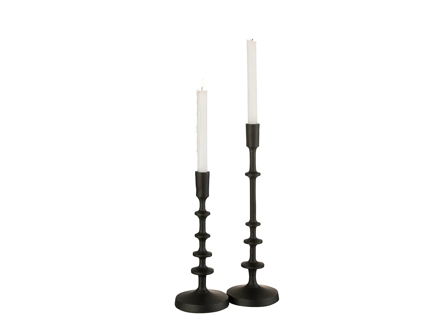 Chandelier Rond Design "Izy" 42cm Noir