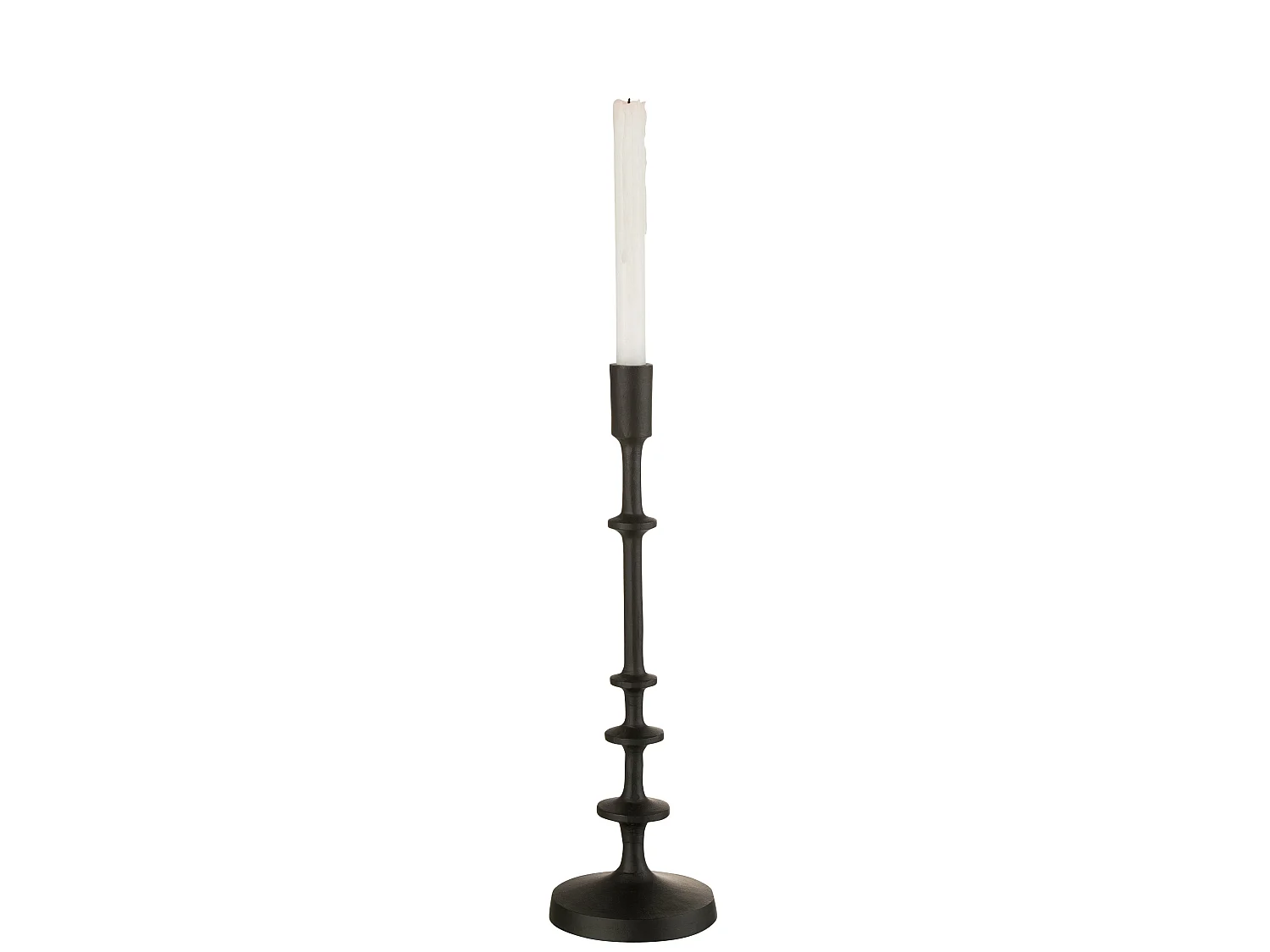 Chandelier Rond Design "Izy" 42cm Noir