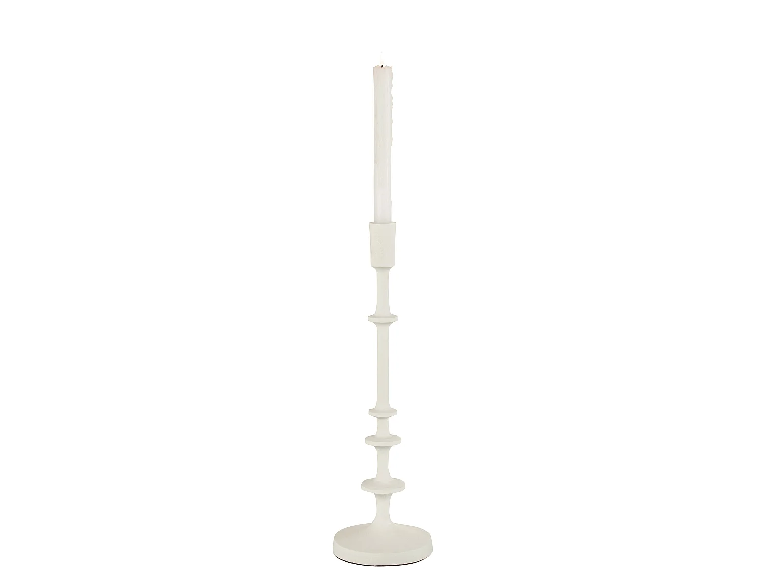 Chandelier Rond Design "Izy" 42cm Blanc