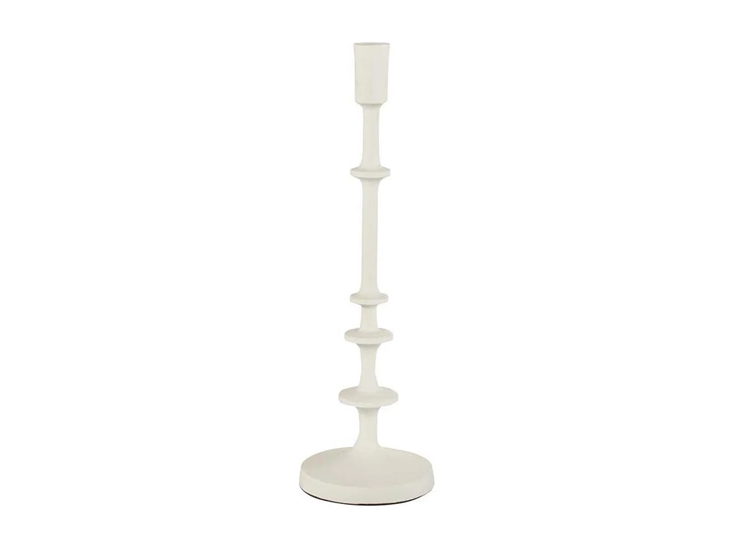 Chandelier Rond Design "Izy" 42cm Blanc