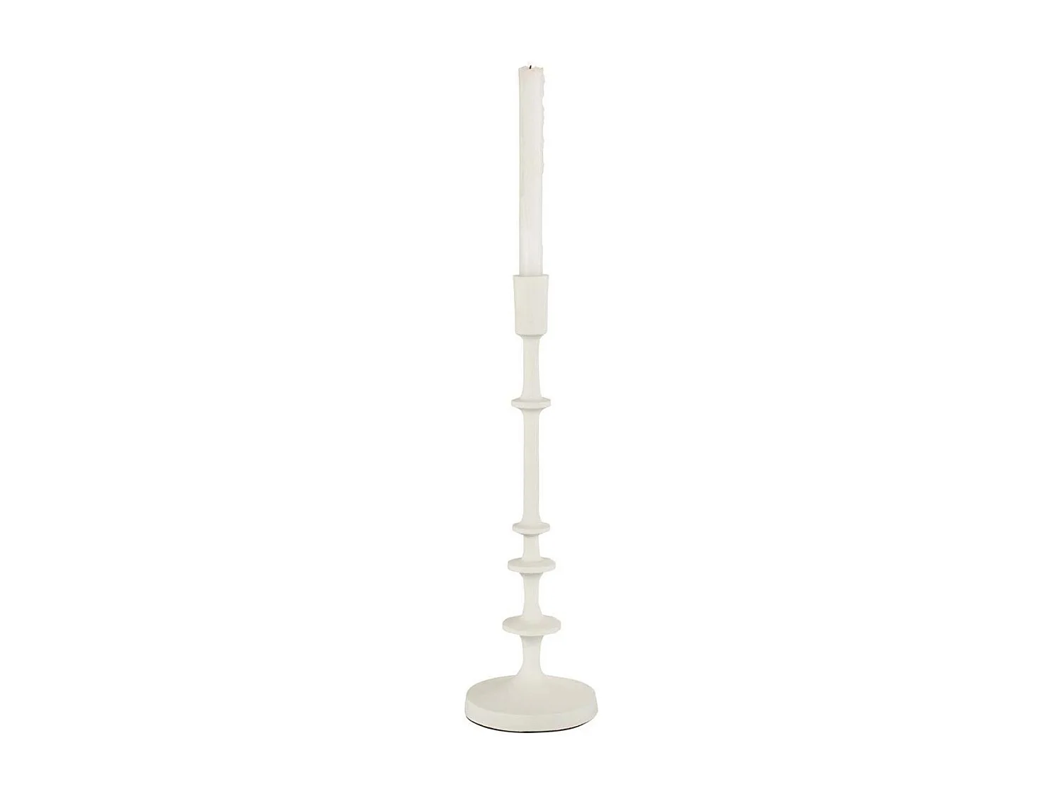 Chandelier Rond Design "Izy" 42cm Blanc