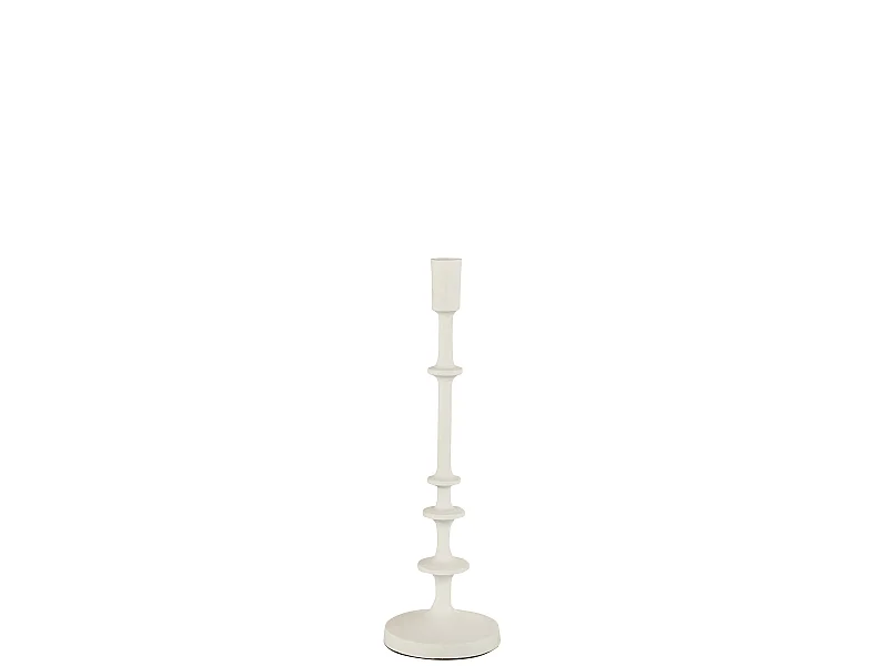 Chandelier Rond Design "Izy" 42cm Blanc