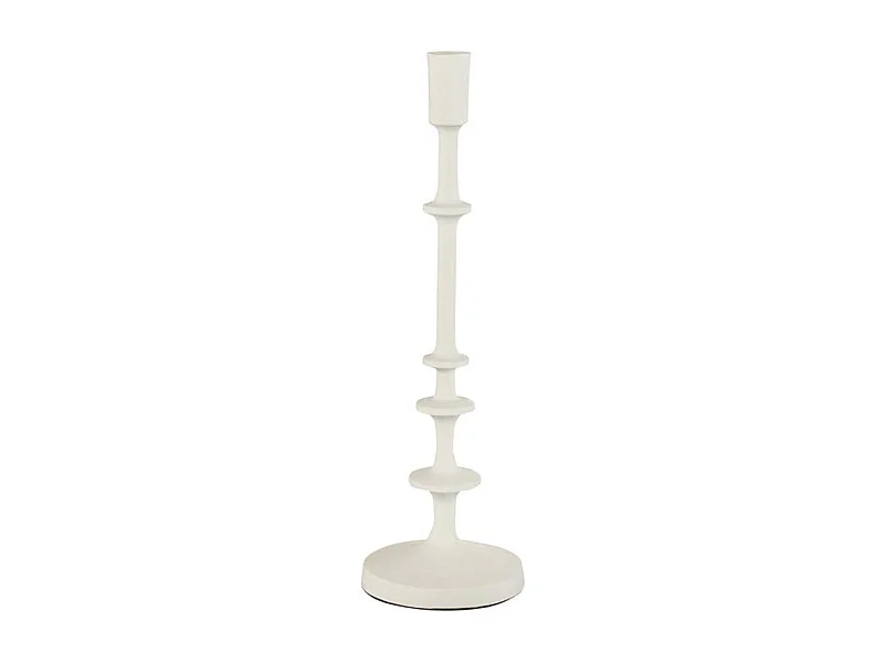 Chandelier Rond Design "Izy" 42cm Blanc