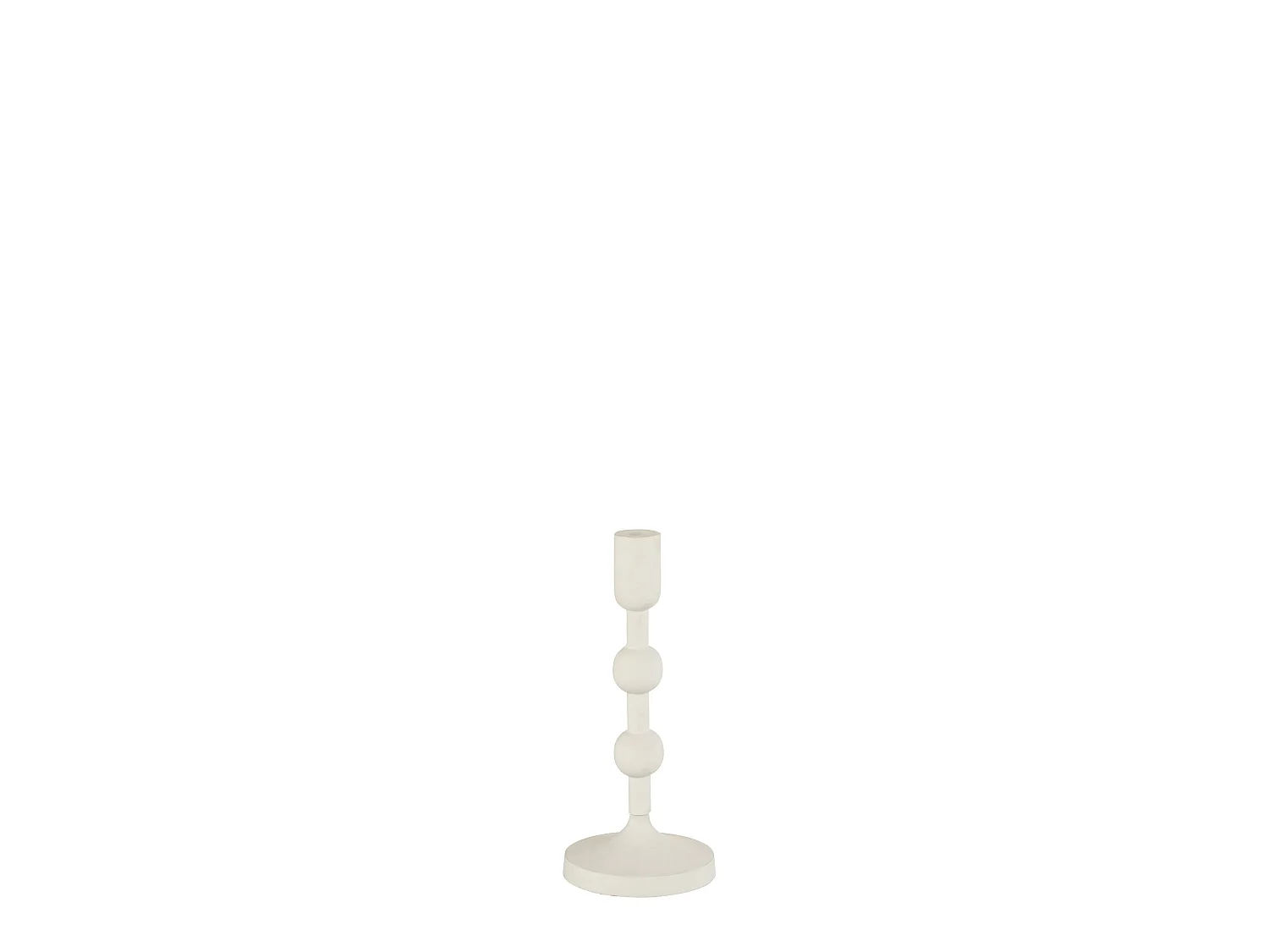 Chandelier Rond Design "Izy" 28cm Blanc