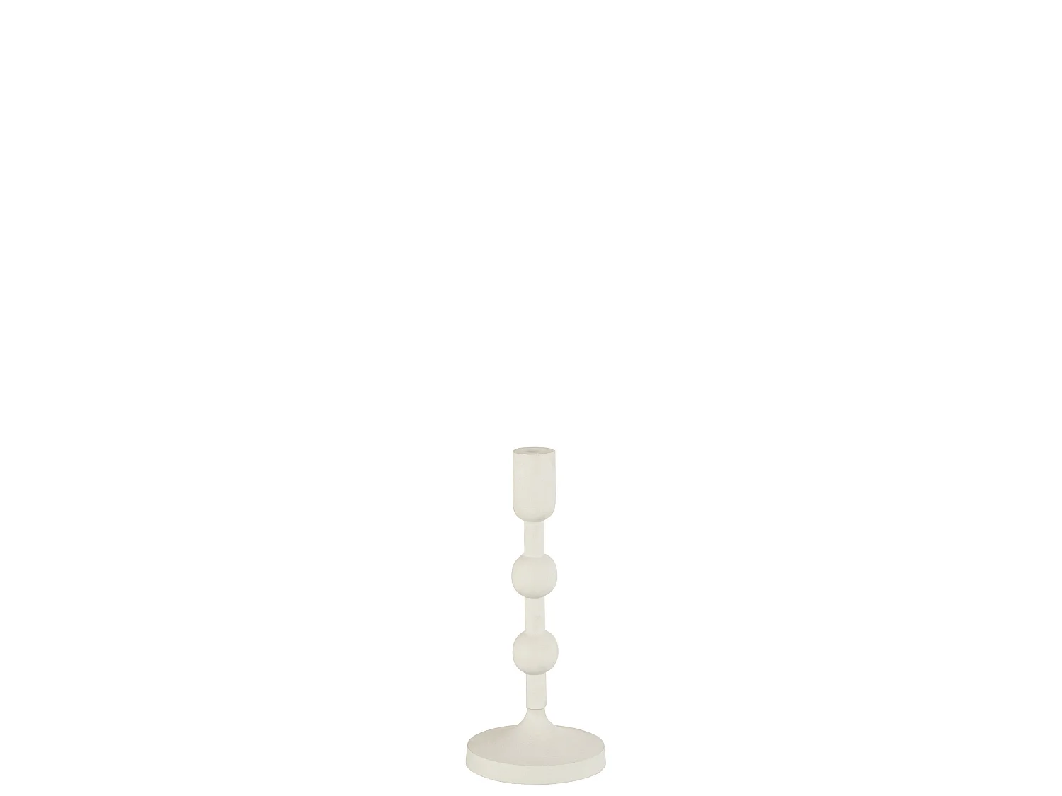 Chandelier Rond Design "Izy" 28cm Blanc