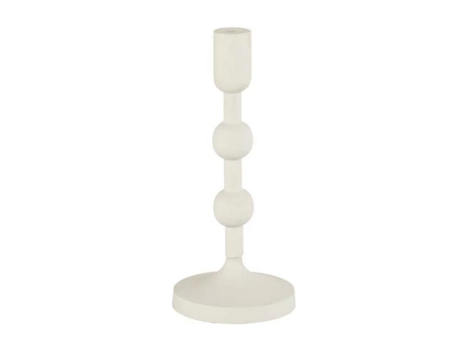Chandelier Rond Design "Izy" 28cm Blanc
