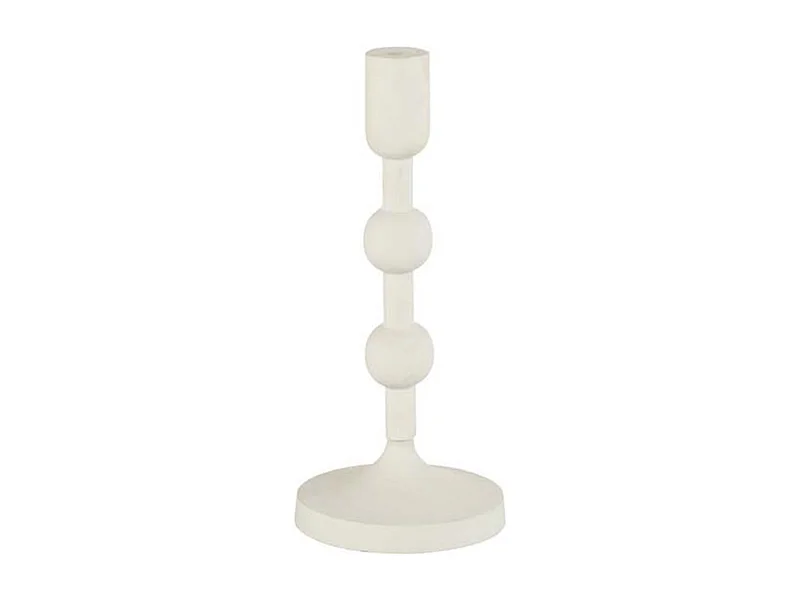 Chandelier Rond Design "Izy" 28cm Blanc