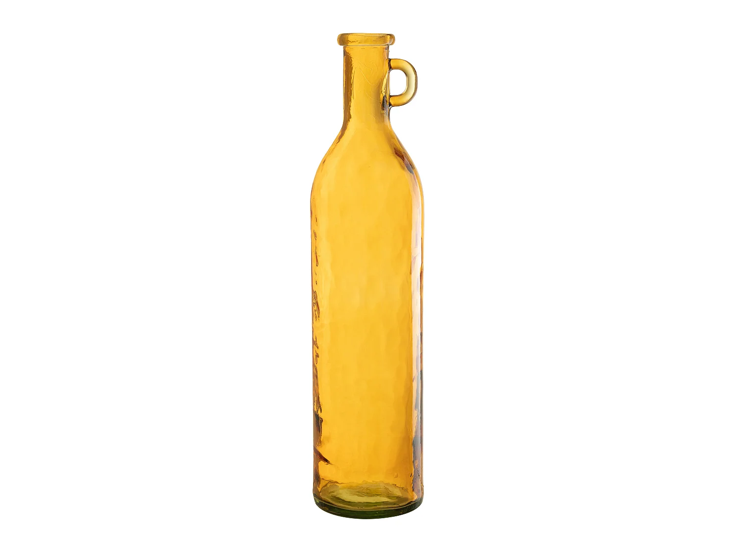 Vase Anse en Verre "Bouteille" 75cm Ocre