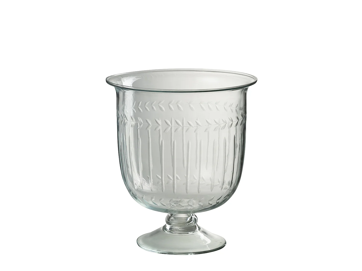 Vase en Verre Tige "Anastasia" 22cm Transparent