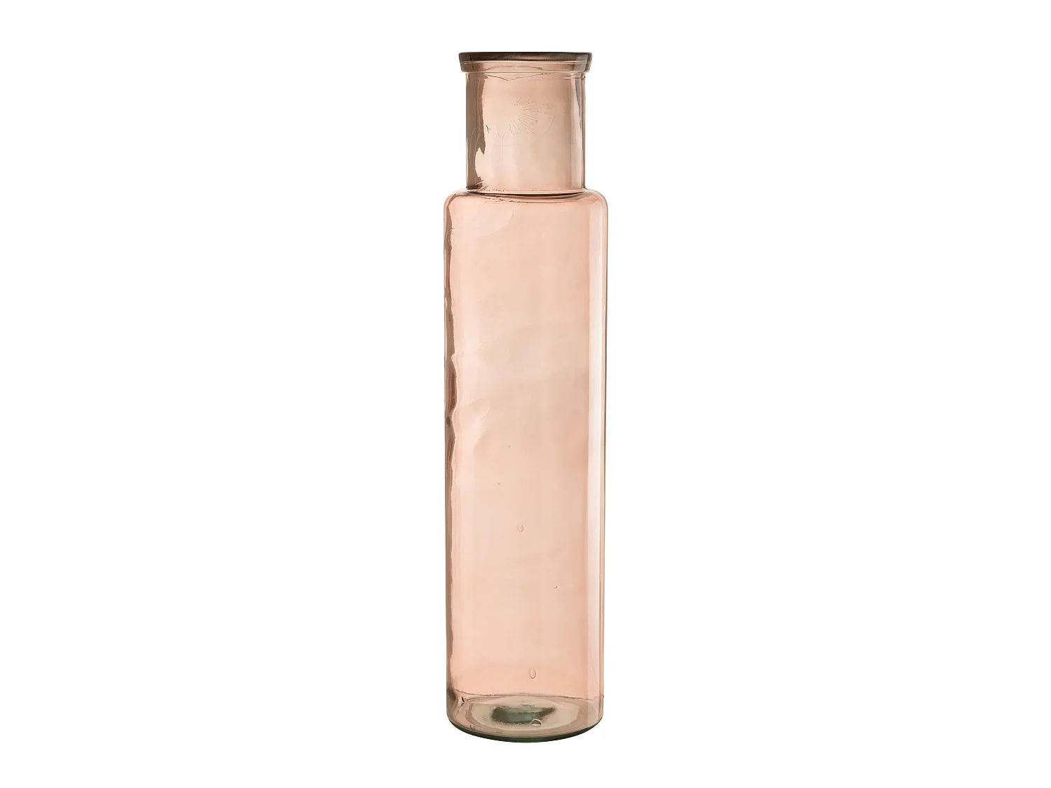 Vase en Verre "Bouteille" 75cm Rose