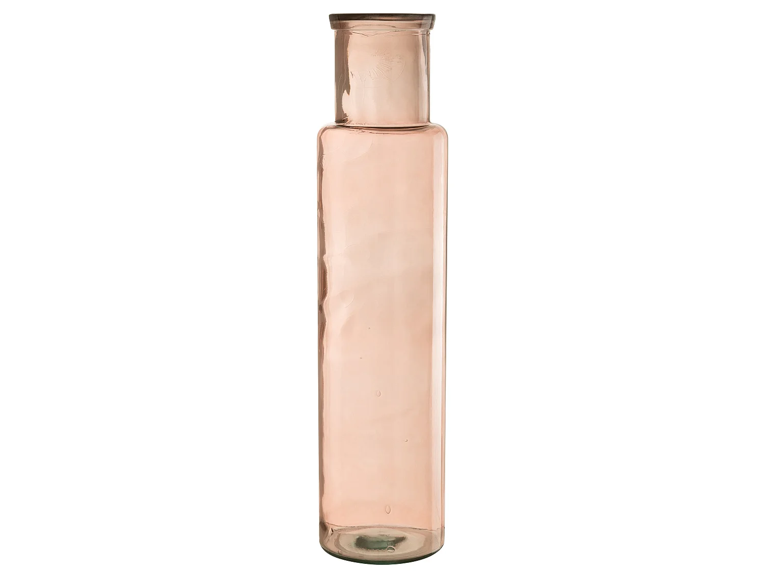 Vase en Verre "Bouteille" 75cm Rose