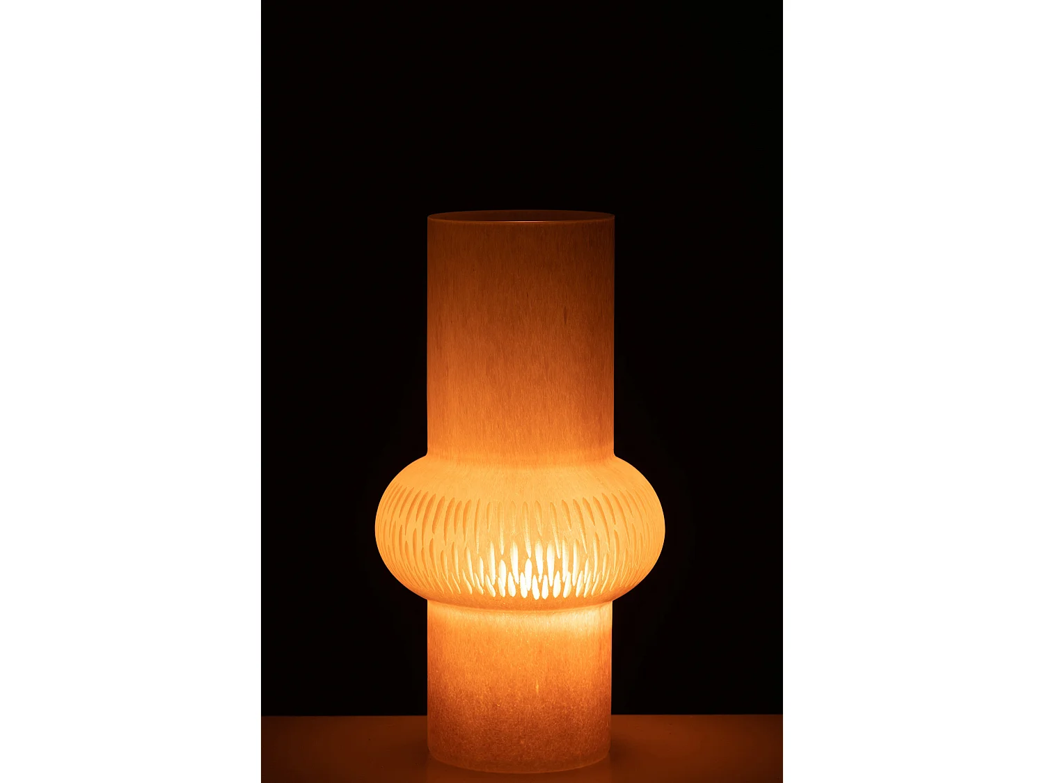 Vase Design Ligne & Boule "Octave" 35cm Rose