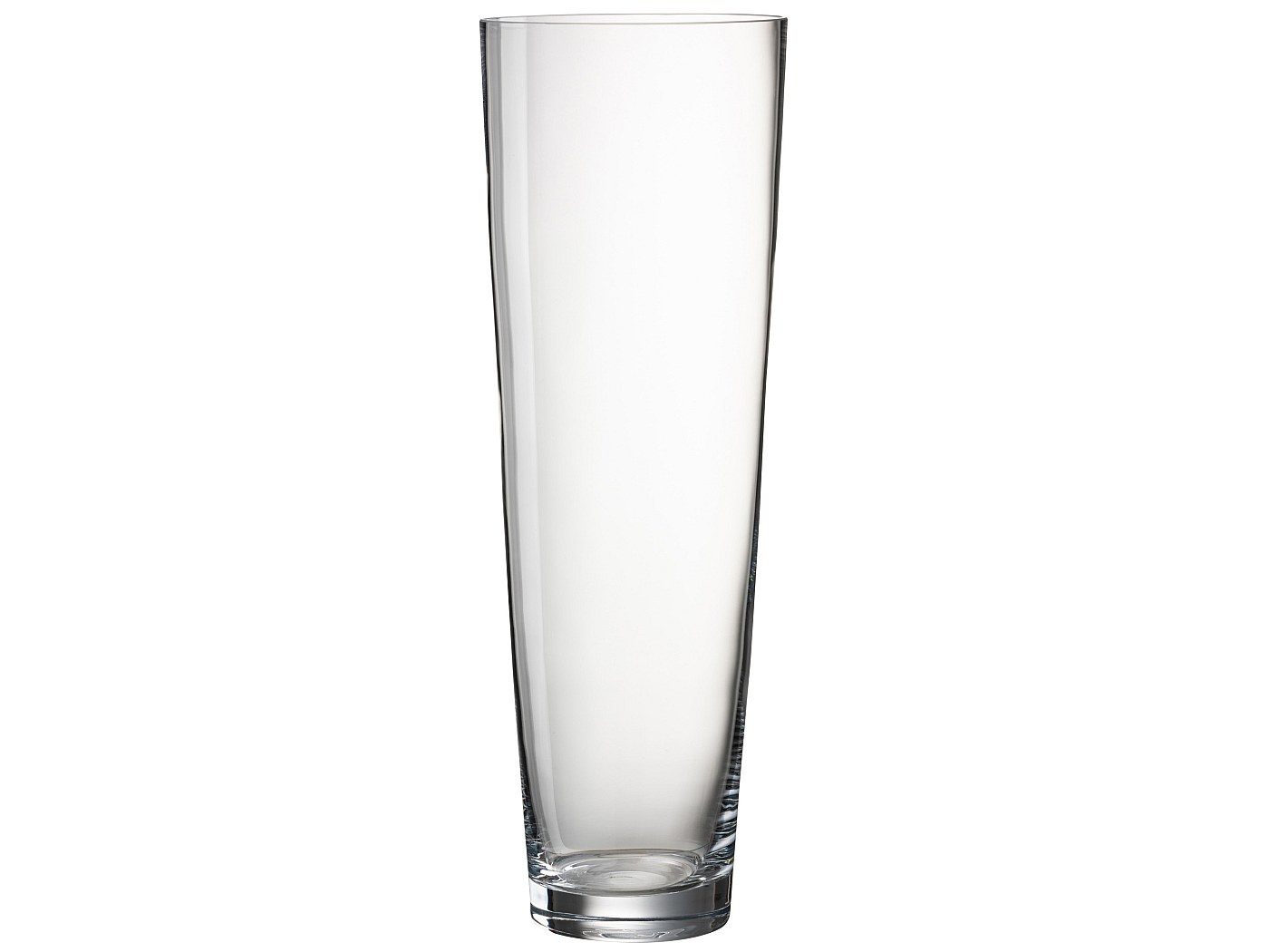 Vase rond verre transparent h. 50 cm