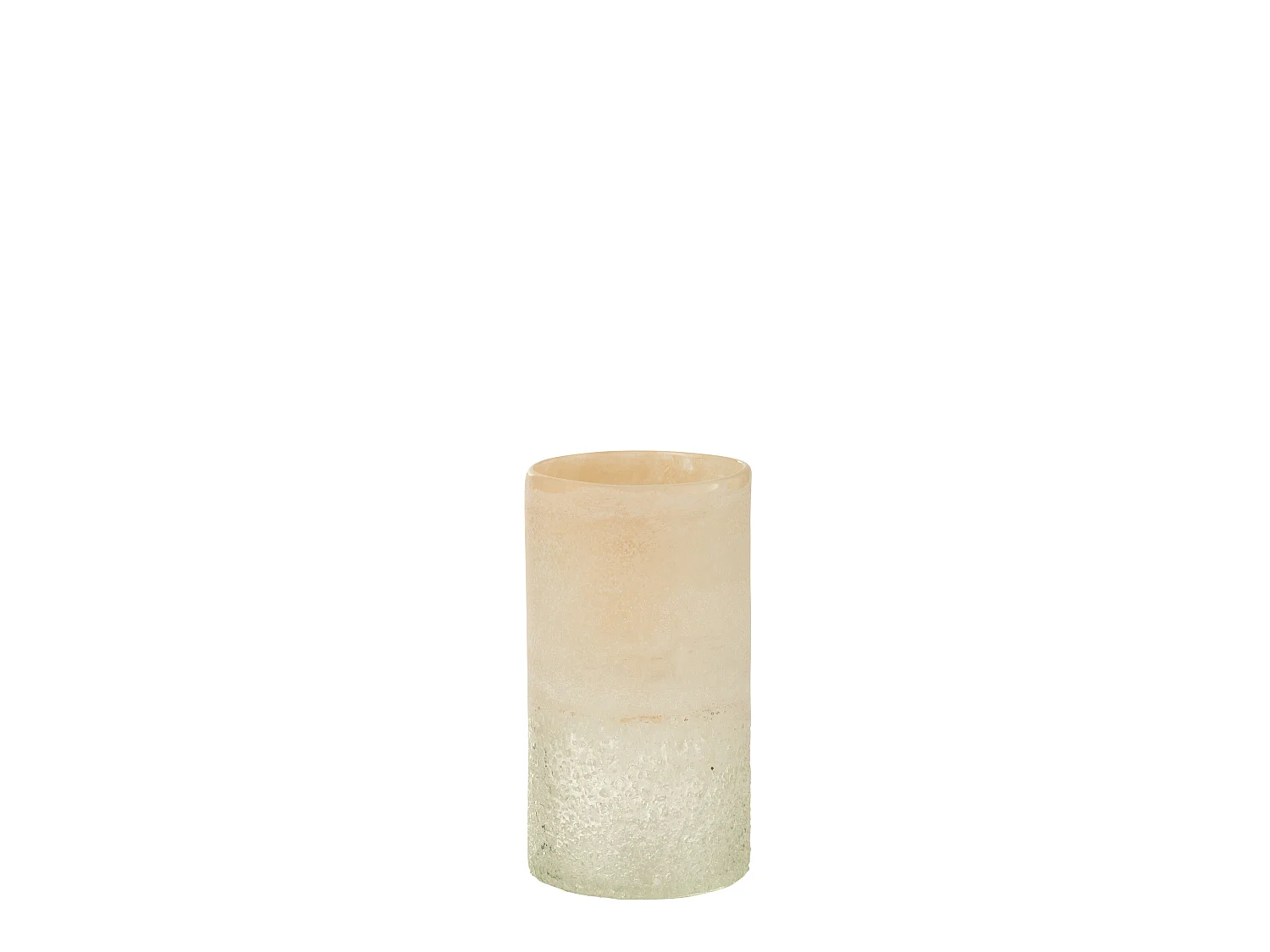 Vase Cylindre en Verre "Sumina" 23cm Beige