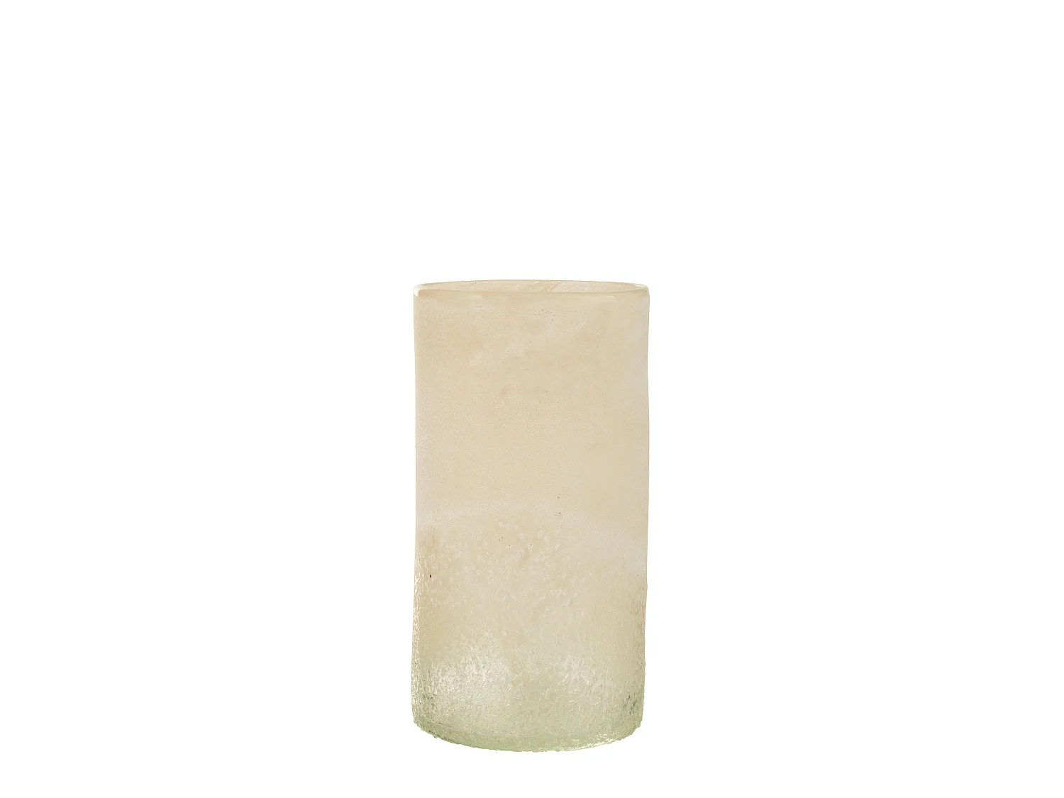 Vase Cylindre en Verre "Sumina" 29cm Beige