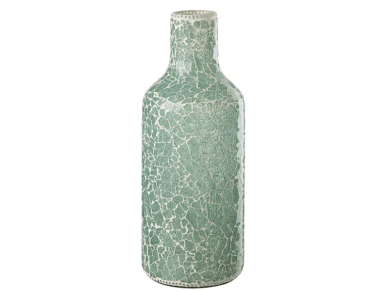 Vase Mosaïque en Verre "Jacob" 43cm Vert