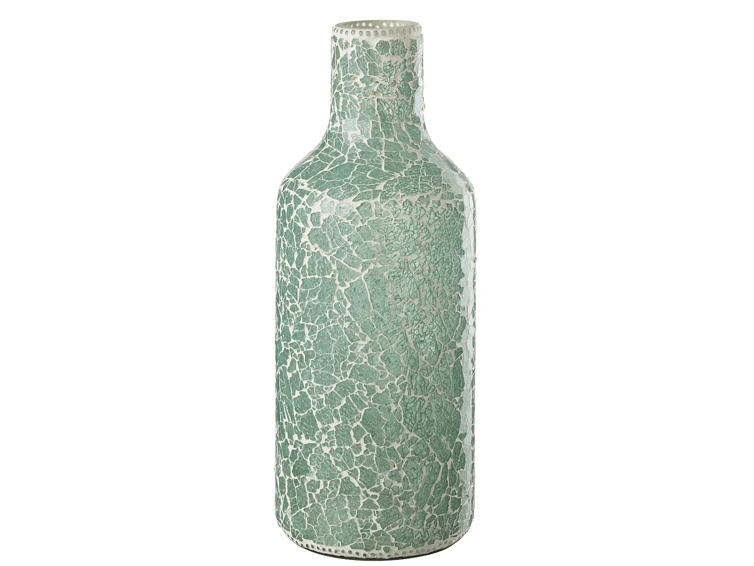 Vase Mosaïque en Verre "Jacob" 43cm Vert