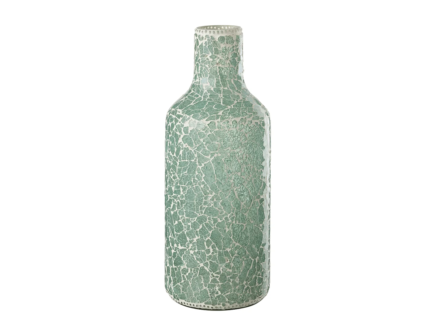 Vase Mosaïque en Verre "Jacob" 43cm Vert