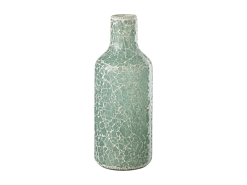 Vase Mosaïque en Verre "Jacob" 43cm Vert
