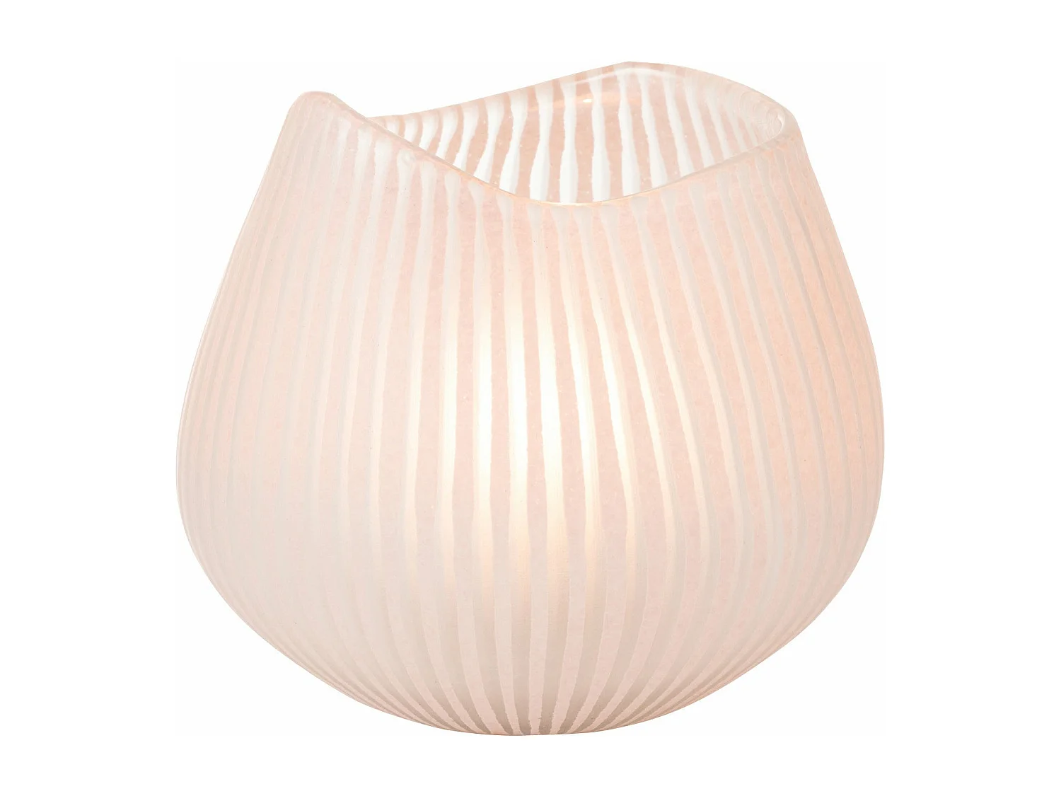 Vase Design Ligne "Octave" 20cm Rose