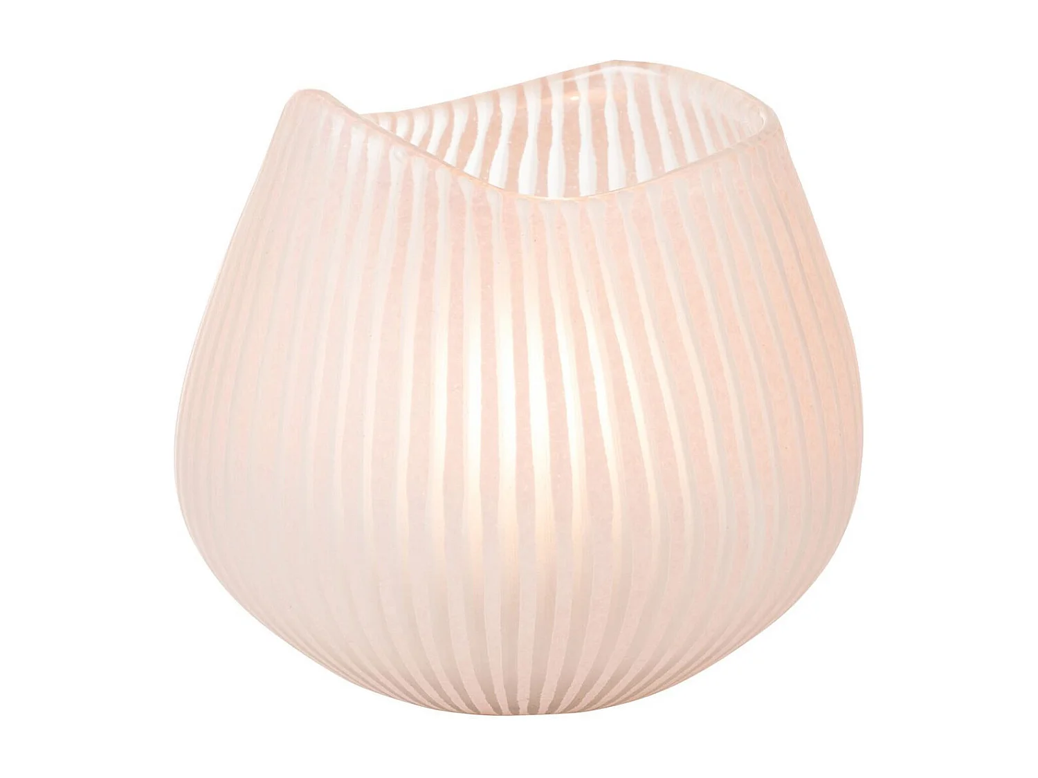 Vase Design Ligne "Octave" 20cm Rose