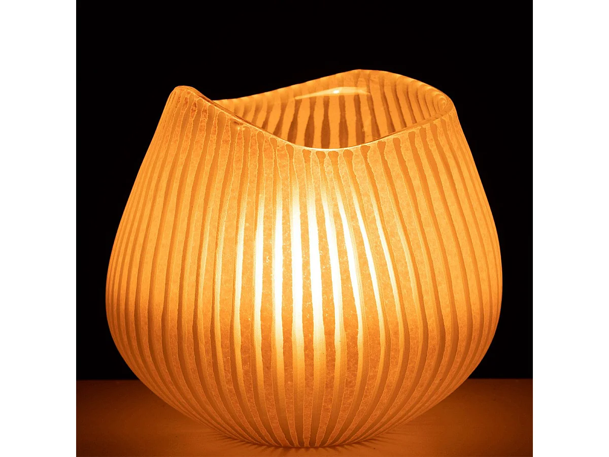 Vase Design Ligne "Octave" 20cm Rose