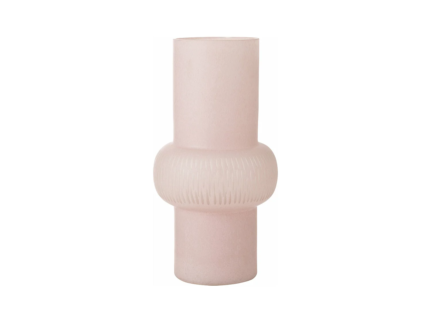 Vase Design Ligne & Boule "Octave" 40cm Rose