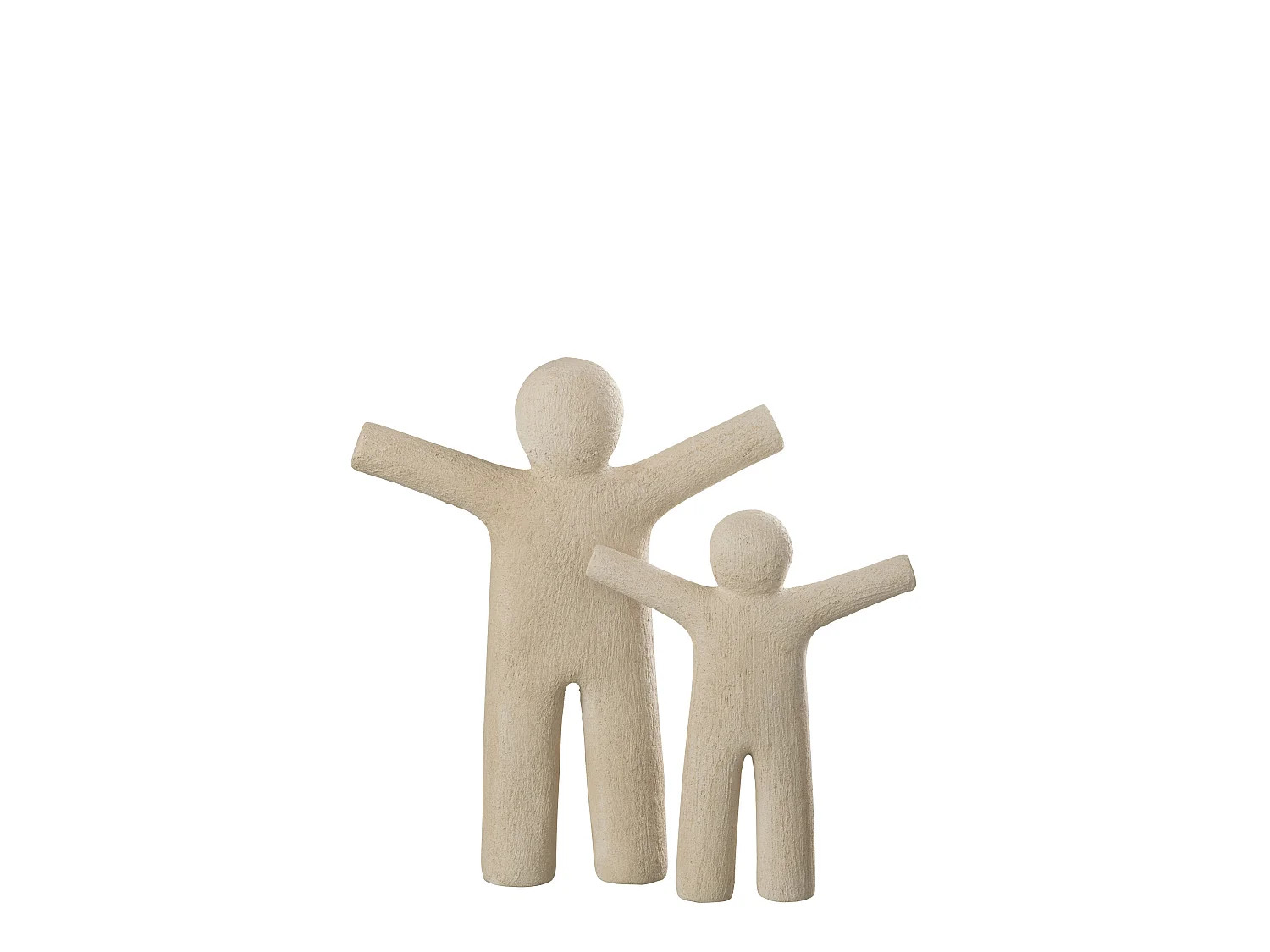 Statuette Déco "P'tit Maurice Rugueux" 41cm Beige