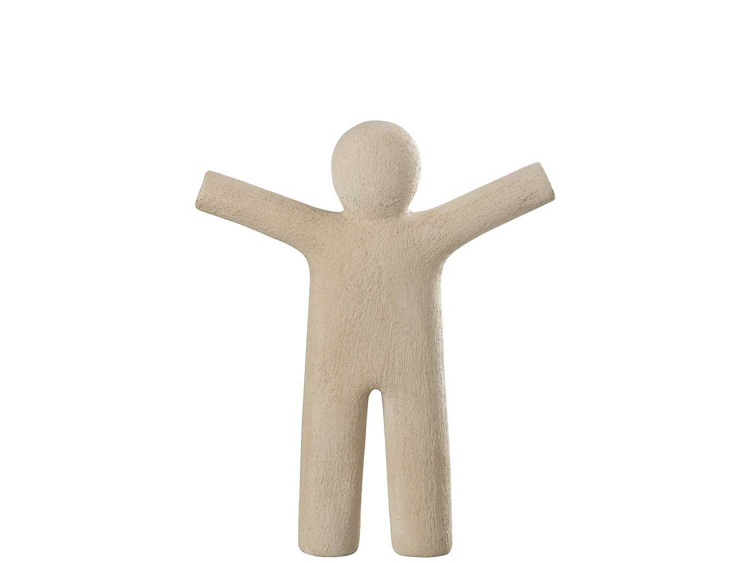 Statuette Déco "P'tit Maurice Rugueux" 41cm Beige