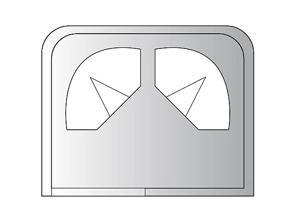 Hammam 2 places droit MYLOO avec sièges ergonomiques, contrôle extérieur et sonde de température