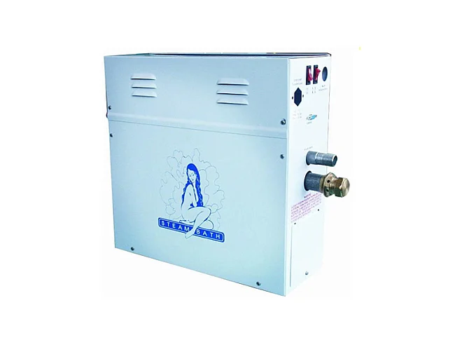 Hammam 2 places droit MYLOO avec sièges ergonomiques, contrôle extérieur et sonde de température