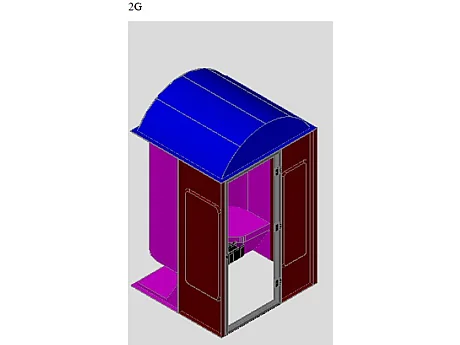 Hamam MYLOO  voor 2 met ergonomische zitplaatsen, extern bedieningspaneel en temperatuursensor
