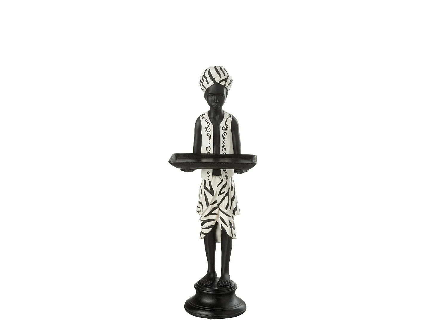 Statuette Déco "Garçon Debout" 47cm Noir