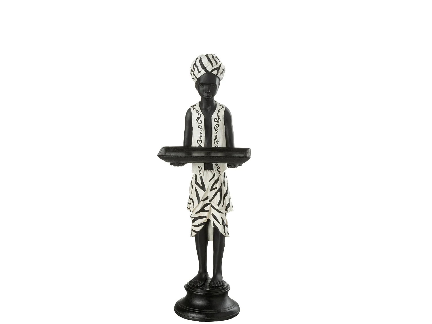 Statuette Déco "Garçon Debout" 47cm Noir