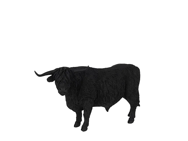 Statuette Déco "Yack" 35cm Noir