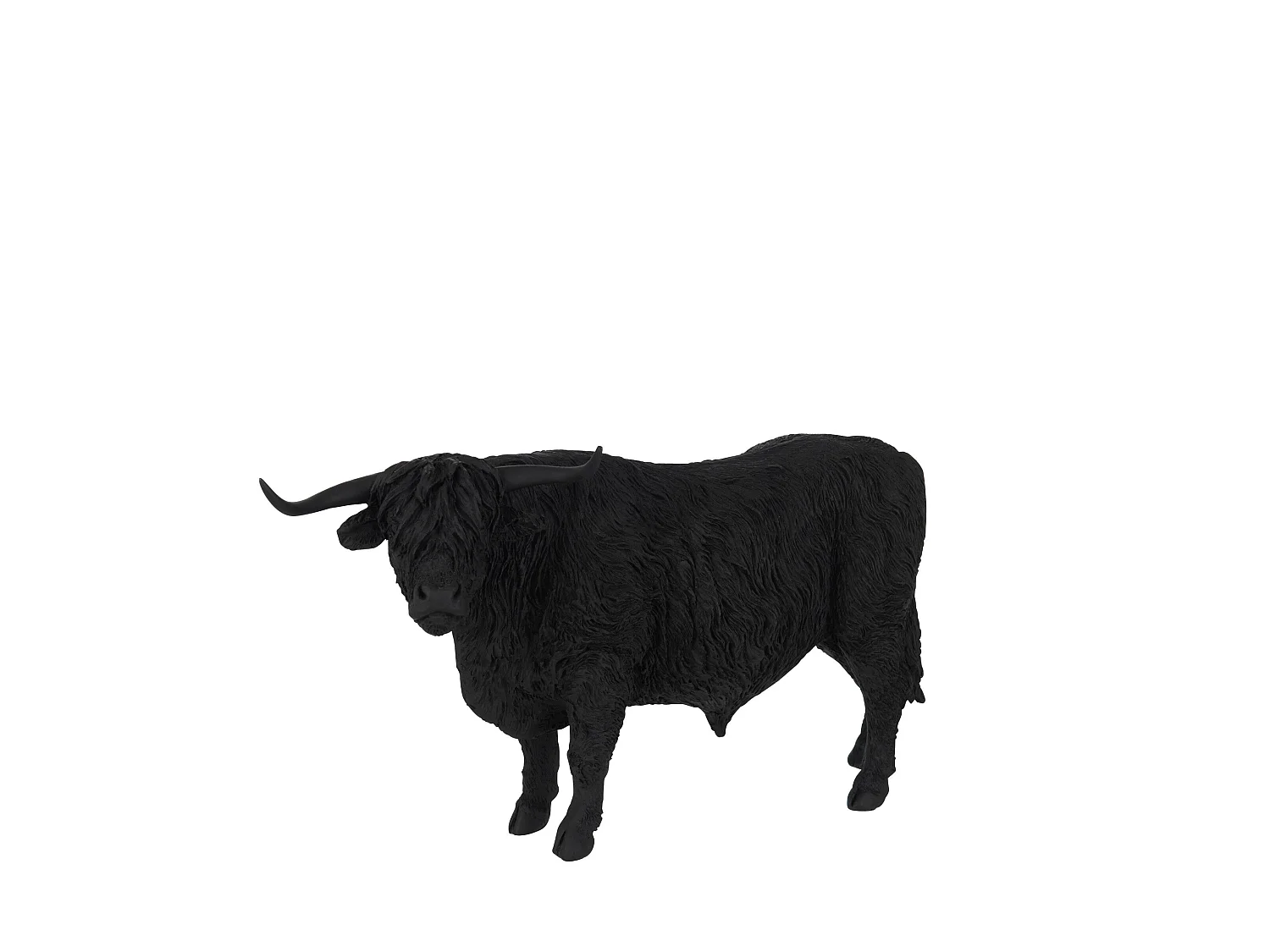 Statuette Déco "Yack" 35cm Noir