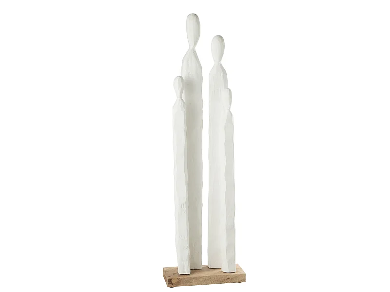 Statue Déco "Grands Personnages" 95cm Blanc