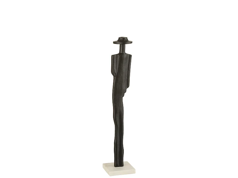 Statuette Déco "Personnage" 52cm Noir