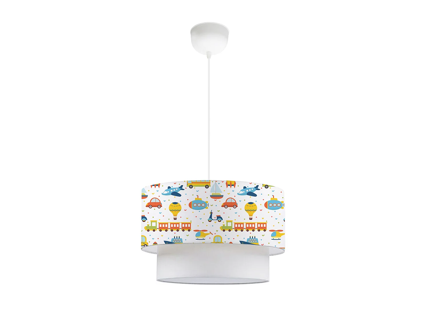 Suspension Lurgan pour enfant E27 70 cm motif de véhicules [lux.pro]