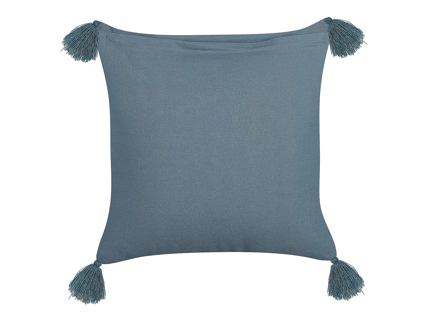 Zestaw 2 poduszek dekoracyjnych RIBES Welur 45 x 45 cm Ciemnoniebieski Wzór kwiatowy