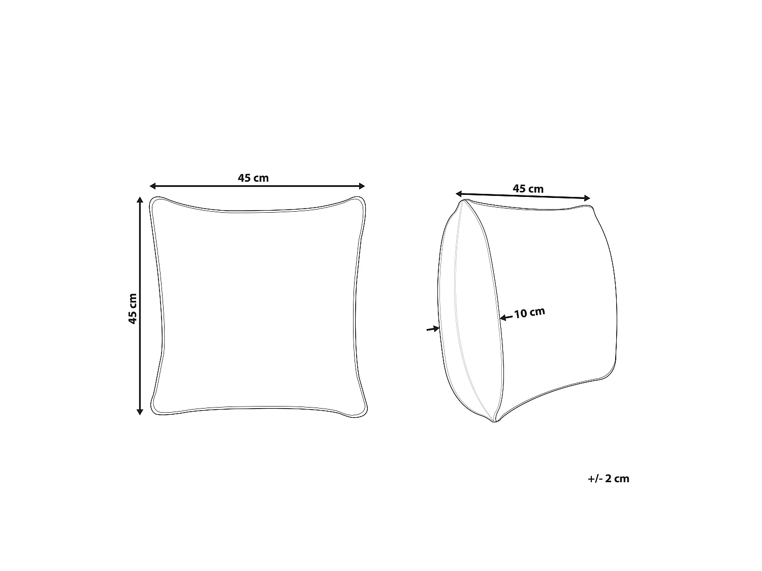 Poduszka dekoracyjna SILYBUM Welur 45 x 45 cm Różowy Wzór geometryczny