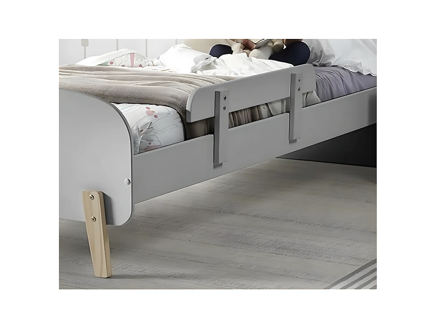 BODHI GREY - Barrière de Sécurité pour Lit Grise