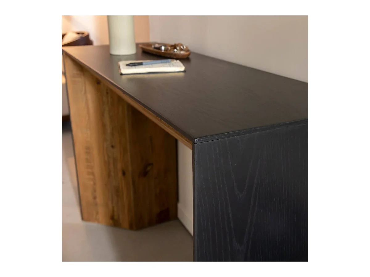 Console en pin recyclé Constance